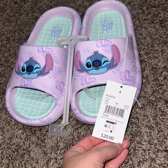Disney Kids Slippers - Lavender and Aqua - Picture 3 of 6